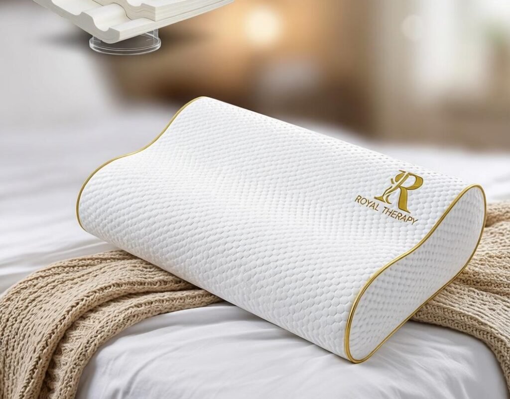 Almohada de espuma viscoelástica Royal Therapy Queen, Pharmonis