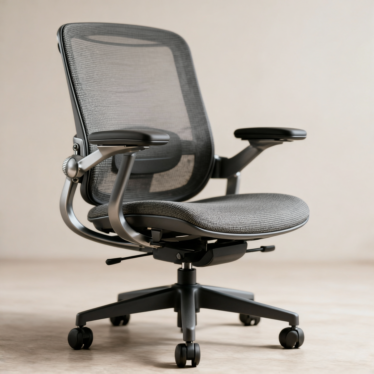 Soporte lumbar ajustable de silla ergonómica de oficina
