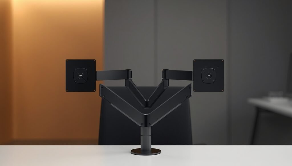 soporte doble para monitor